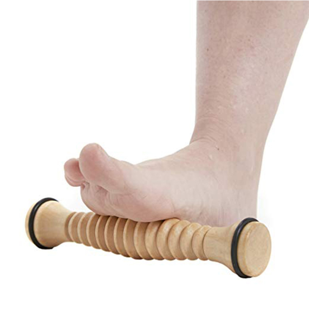 Reflexology Foot Roller - 나무 마사지 기계 바디 백 나무