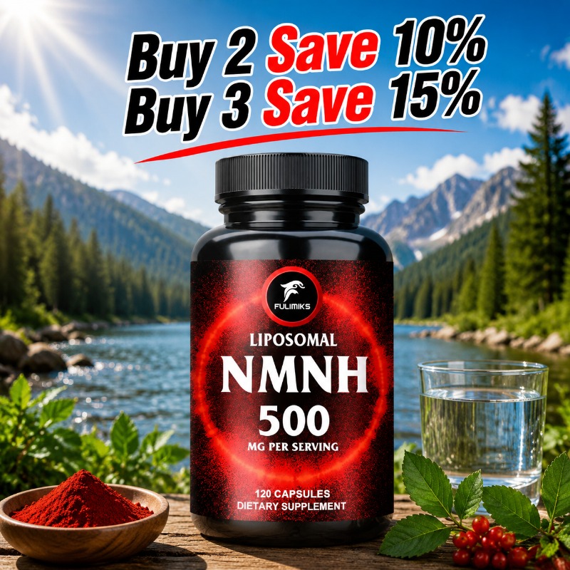 Holistic Health & Wellness - 고농축 리포좀 NMNH 500mg 보충제, 항산화