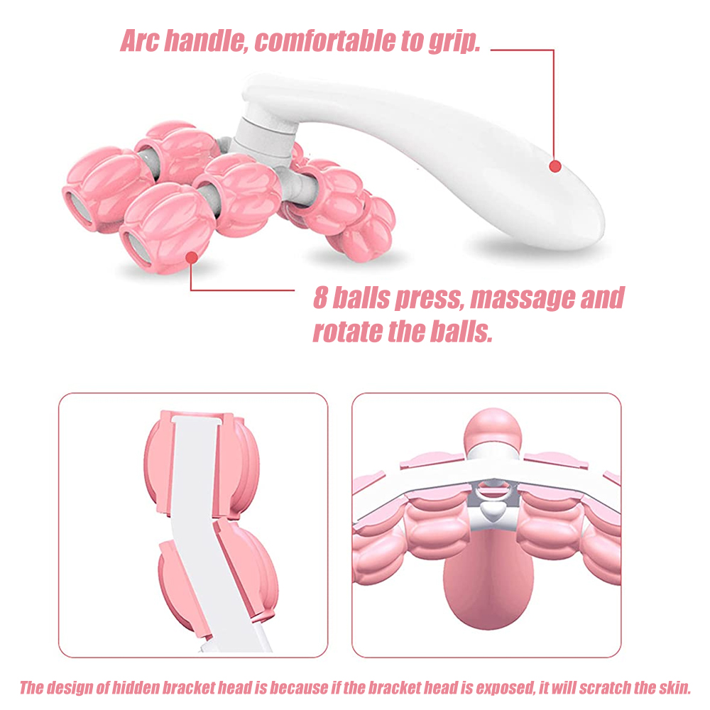 Y자형 8구 마사지기, 손 근육, 등, 목, 발, 어깨 - Reflexology Foot Roller 리뷰 및 가격