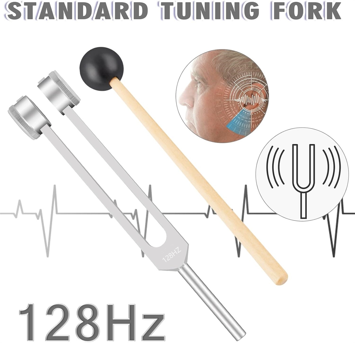 128/256/1024Hz 튜닝 포크: DNA 복구,  - Holistic Health & Wellness 리뷰 및 가격