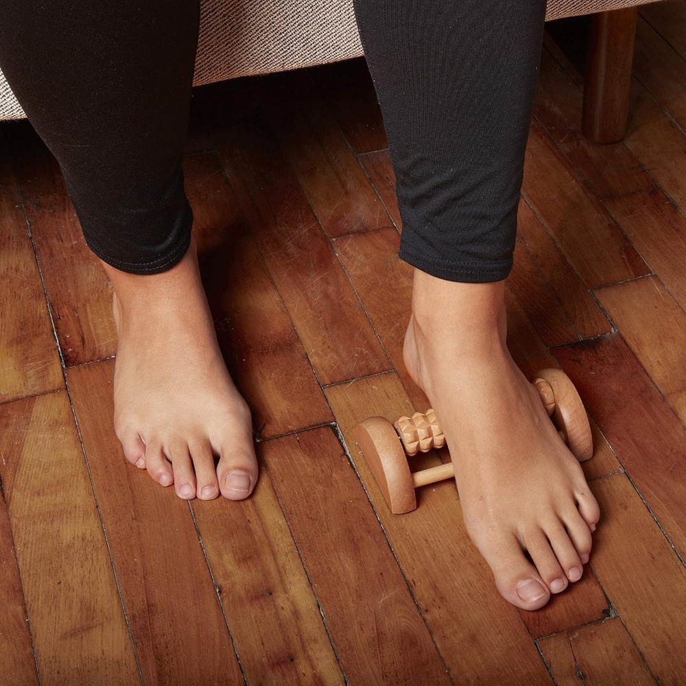 발 반사요법 롤러, 휴대용 발 마사지기, 수동 발 마사 - Reflexology Foot Roller 리뷰 및 가격