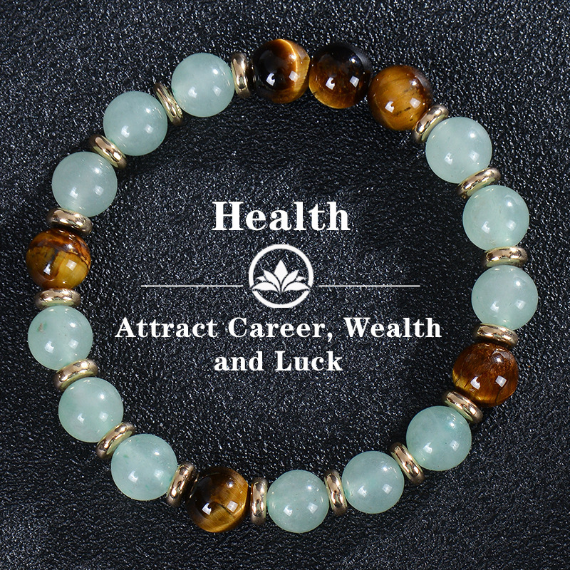 6pcs 차크라 건강 팔찌 균형 혼합 보석 신축성있는  - Health Wellness Bracelet 리뷰 및 가격