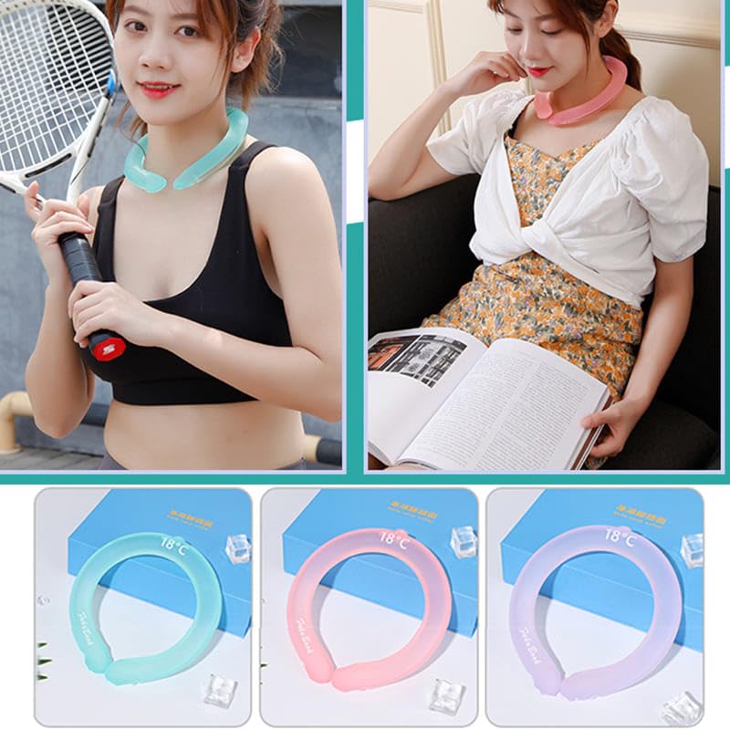 여름용 목 쿨링 링 휴대용 재사용 가능 목 마사지기 쿨 - Health Wellness Fitness 리뷰 및 가격