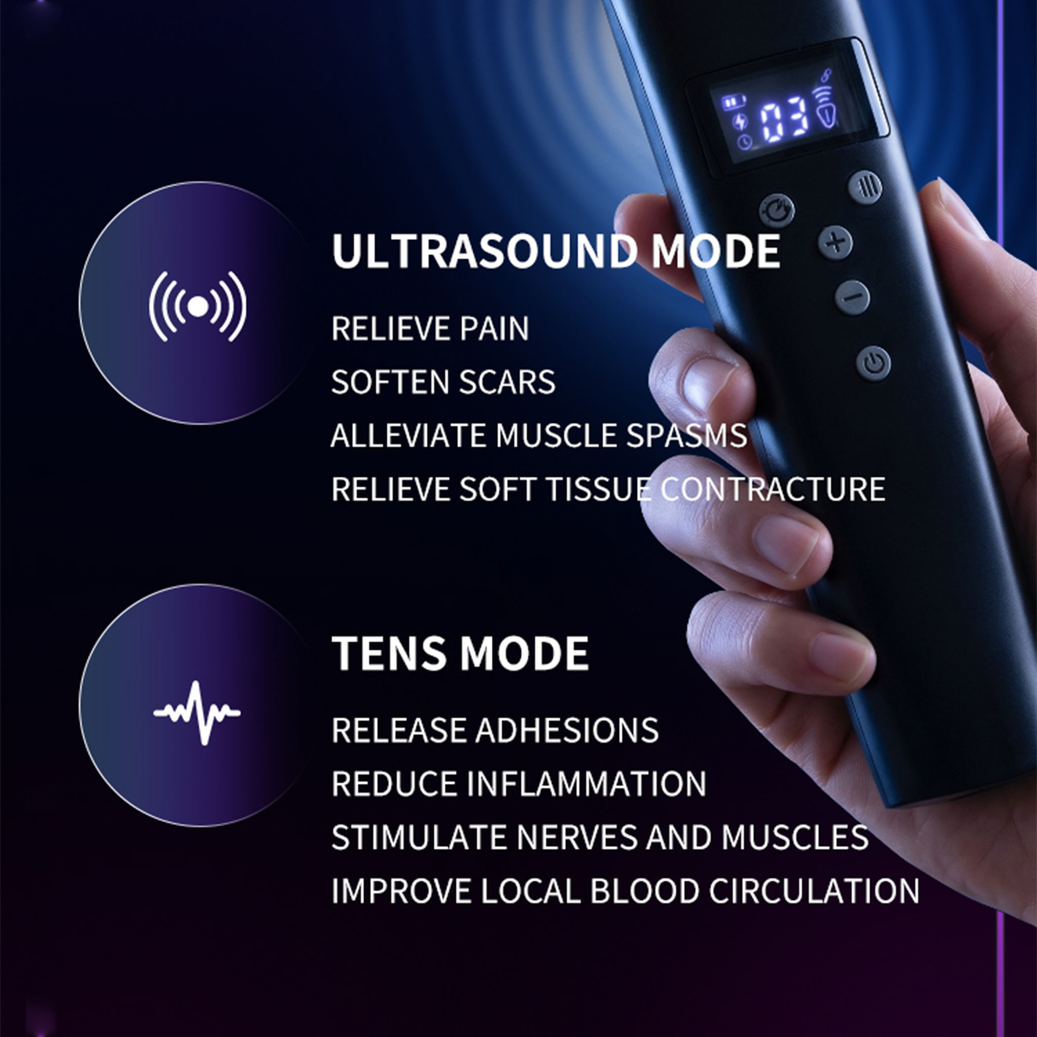새로운 디자인의 무선 1Mhz 전신 통증 완화 무릎 통 - Health Wellness Home Care 리뷰 및 가격