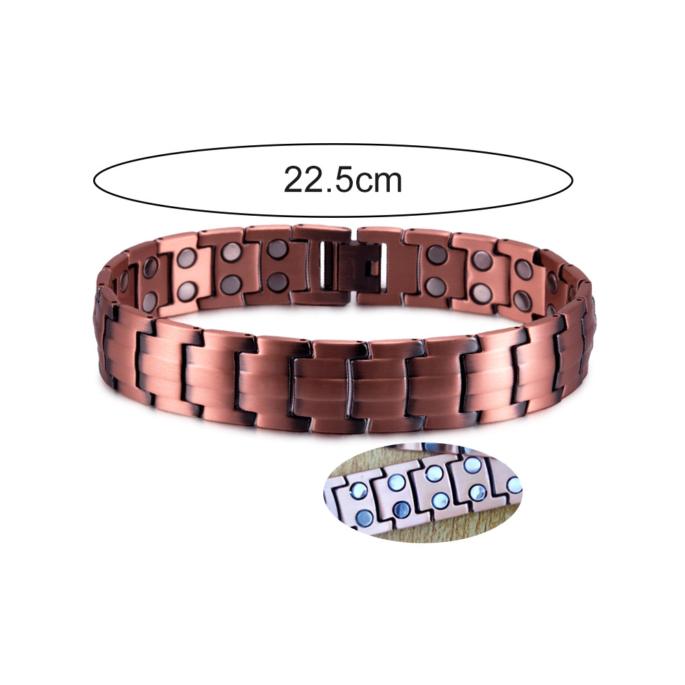 프리미엄 레드 코퍼 자석 요법 팔찌 남성용 |   건강 - Health Wellness Bracelet 리뷰 및 가격
